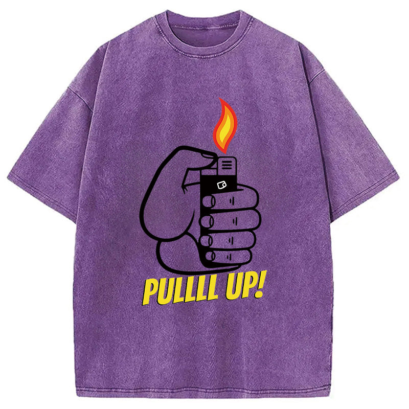 PULLLL UP! Washed T-Shirt