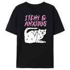 Itchy & Anxious White Cat Classic T-Shirt