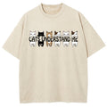 Cats Understand Me Washed T-Shirt