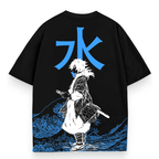 Unisex Water Breathing Printed Washed Tee