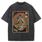 Ramen Cat Washed T-Shirt