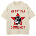 Funny Cat-ism Washed T-Shirt
