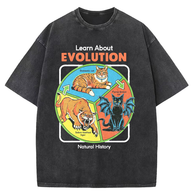 Learn About Evolution Washed T-Shirt