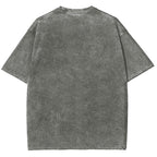 Skate Cat Washed Vintage Short Sleeves T-Shirt