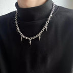 Tassel Rivet Hip-Hop Necklace