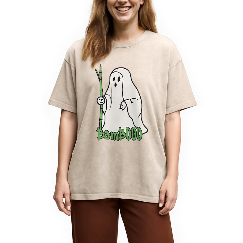 BambOOO Joke Ghost Washed T-Shirt
