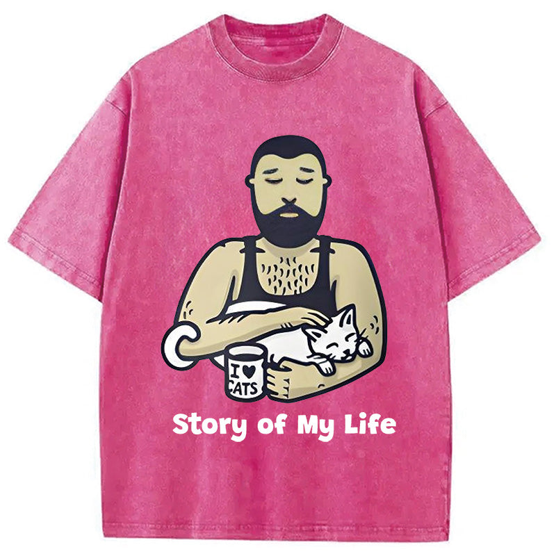 Story of My Life Washed T-Shirt