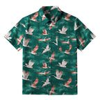 Cranes In Flight Button-up Shirt