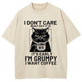 Funny Grumpy Cat Washed T-Shirt