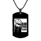Animation Peripheral Accessories Spell Return Necklace Gojo Satoru Cartoon Character Image Stainless Steel Laser Engraving Pendant
