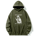 Funny Fight Or Flight Washed Hoodie