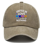 Inspirational Love Washed Cap
