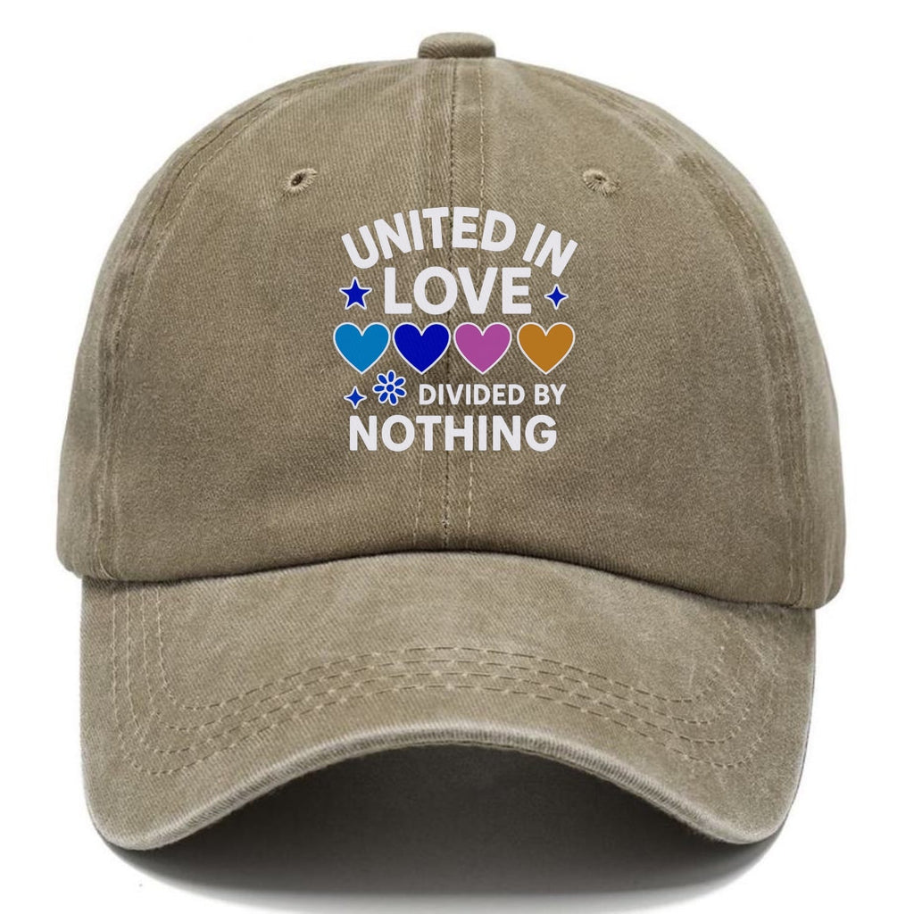Inspirational Love Washed Cap