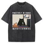 Pawsitively In Charge Washed T-Shirt