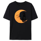 Cat On The Moon Classic T-Shirt