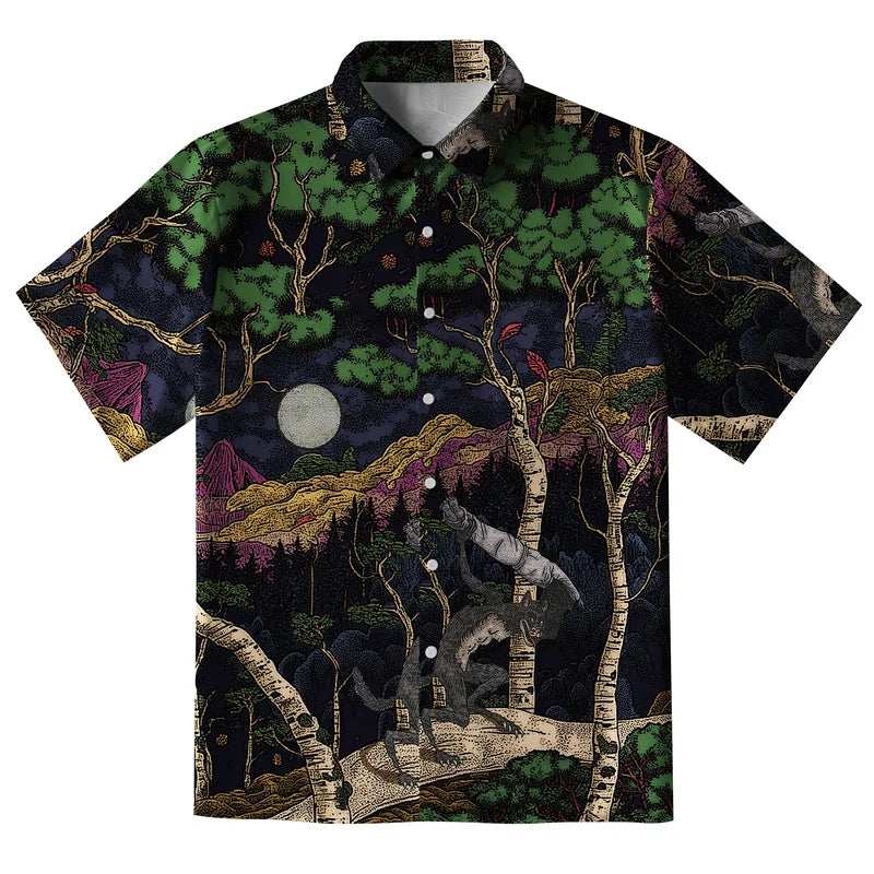 Horrible Ghoul Button-up Shirt