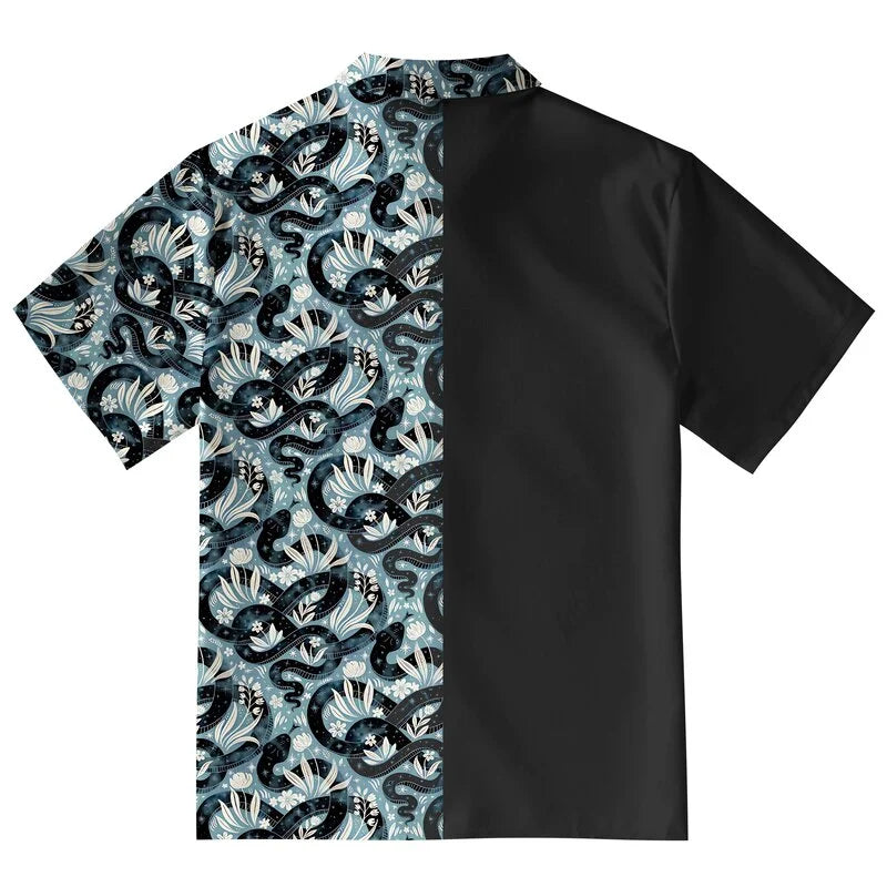 Floral Serpent Button-up Shirt