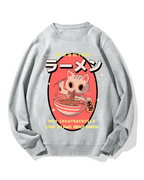 Ramen Cat Cotton Sweatshirt