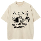 All Cats Are Beautiful Washed T-Shirt
