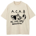 All Cats Are Beautiful Washed T-Shirt
