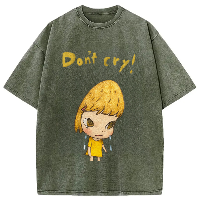 Don't Cry Girl Washed T-Shirt