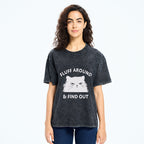 Unisex Cat's Mockery Washed T-Shirt