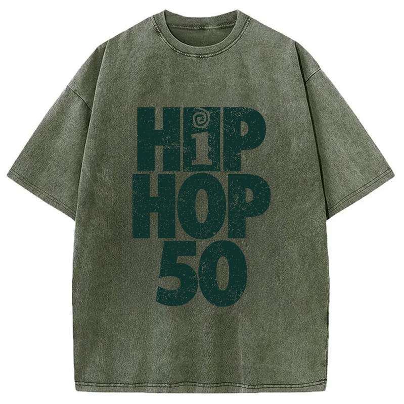 Hip Hop 50 Logo Washed T-Shirt