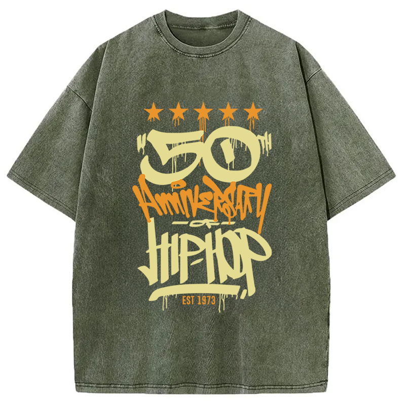 50th Anniversary of Hip-Hop Washed T-Shirt