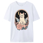 Cat & Rose Classic T-Shirt