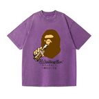 Coca Cola Ape Vintage Wash Japanese Design T-Shirt