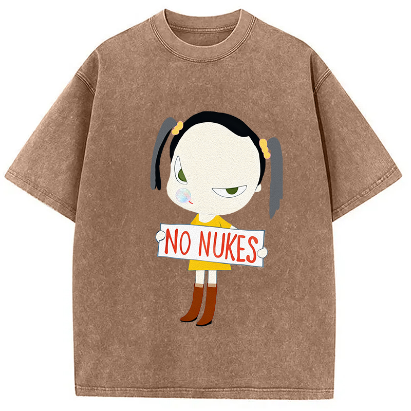 No Nukes Nara Washed T-Shirt
