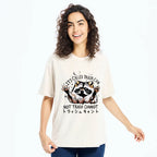 Adorable Raccoon Washed T-Shirt