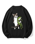 Cat&Frog Cotton Sweatshirt