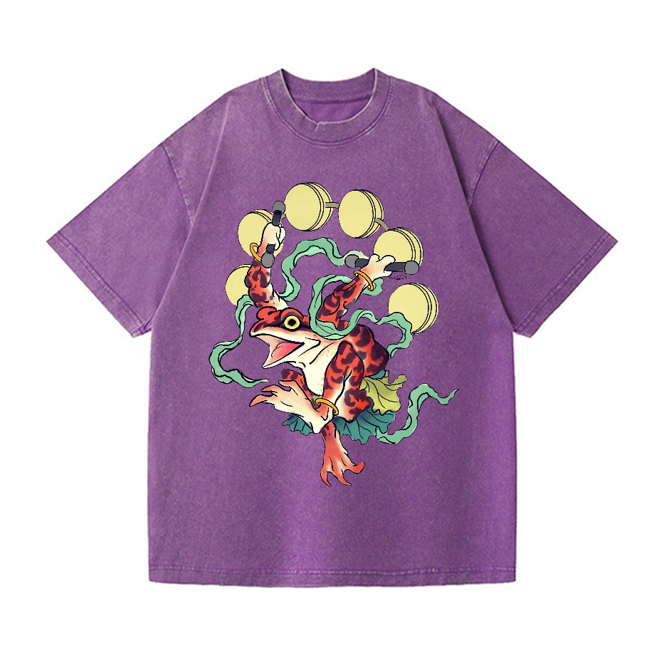 Vintage Wash Japanese Design T-Shirt