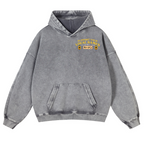 Ramen Lucky Cat Vintage Washed Cotton Back Art Hoodie