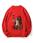 Mechacatzilla Cotton Sweatshirt