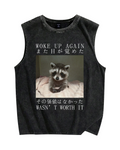 Hell Won't Take Me Vintage Distressed Washed Tank Top