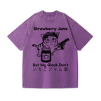 Strawberry Jams Vintage Wash Japanese Design T-Shirt