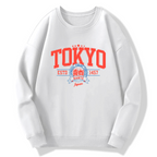 Tokyo Retro Art Cotton Pullover Sweatshirt