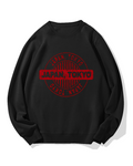 Tokyo Japan Stamp Cotton Sweatshirt