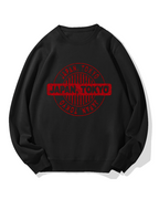 Tokyo Japan Stamp Cotton Sweatshirt