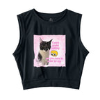 I have Social Anxiety Sleeveless Crop Top