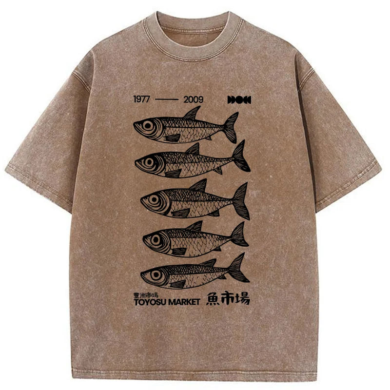 Tokyo Fish Market Washed T-Shirt