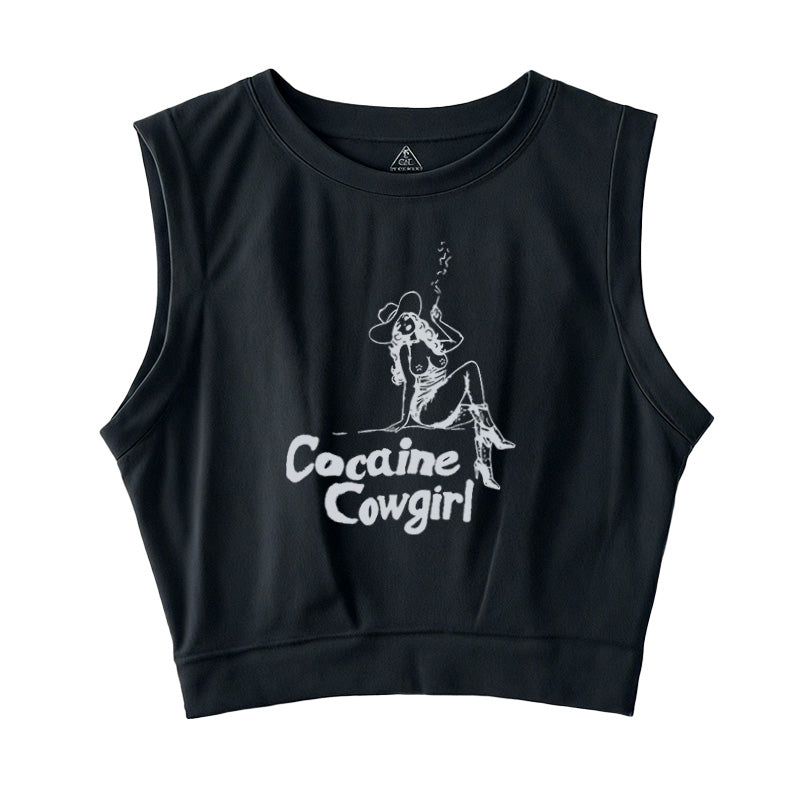 Cola Cowgirl Sleeveless Crop Top