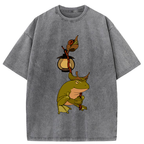 Frog With Lantern Washed T-Shirt