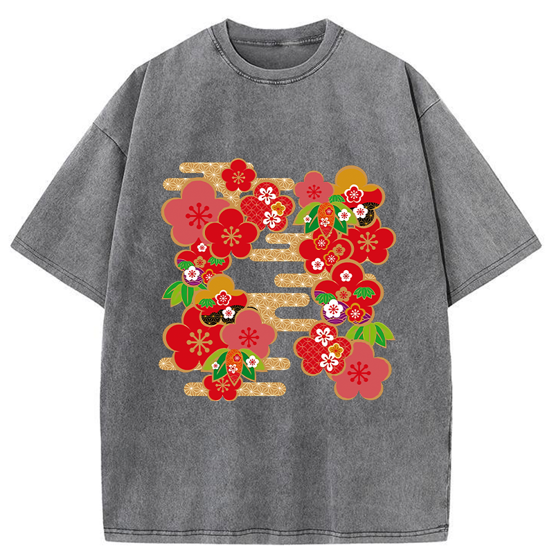 Japanese Sakura Washed T-Shirt