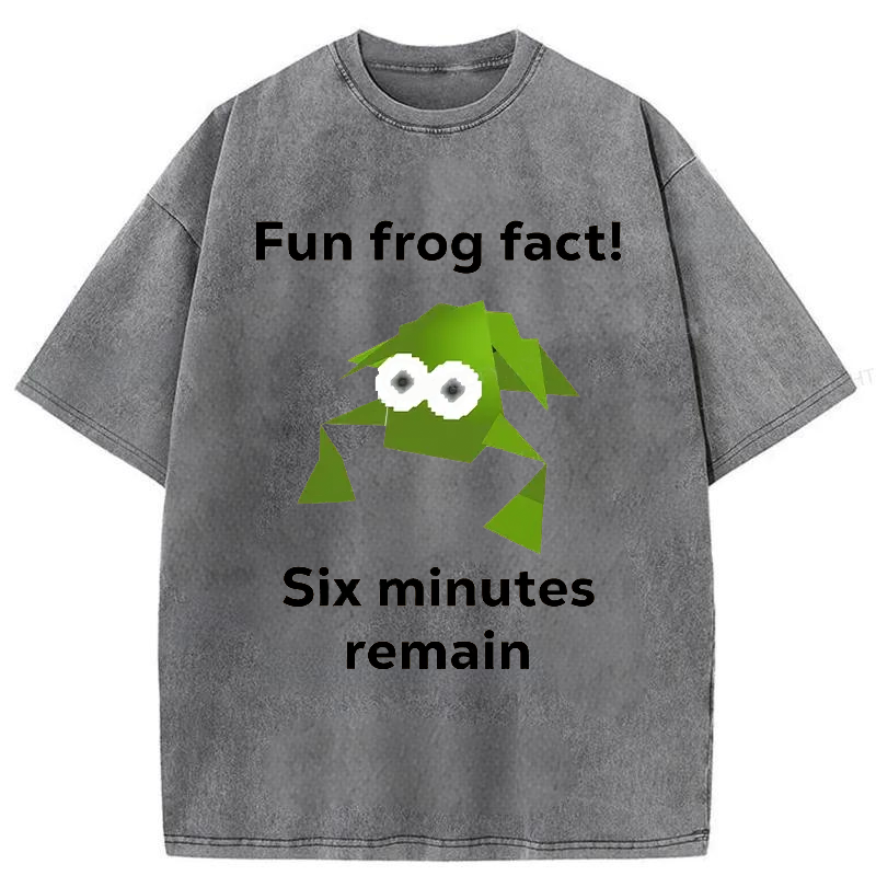 Funny Frog Kanji Washed T-Shirt