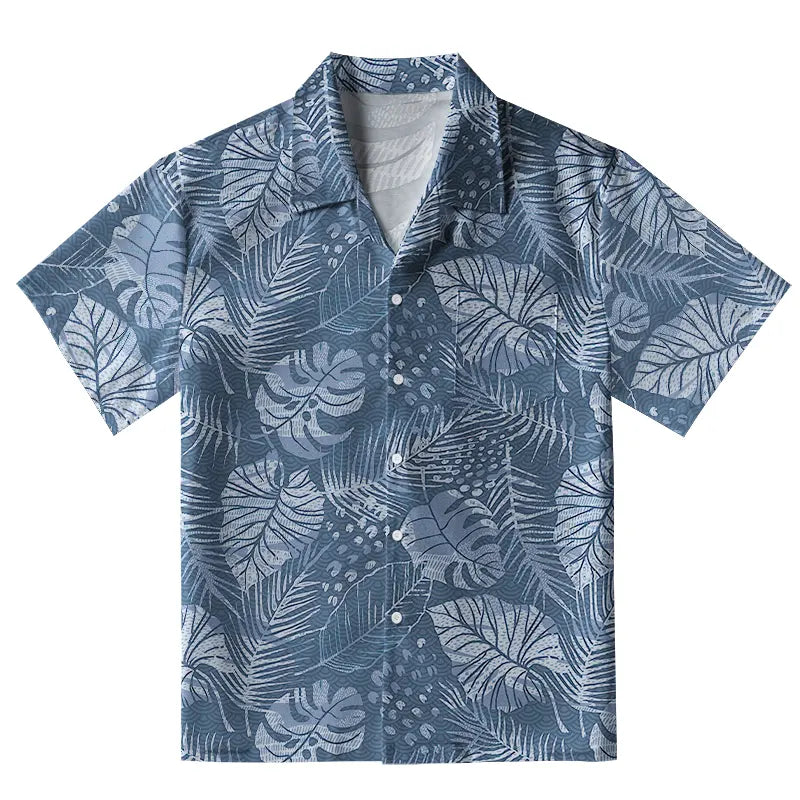 Jungle Leaf Aloha Hawaiian Shirt