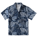 Jungle Leaf Dark Aloha Hawaiian Shirt