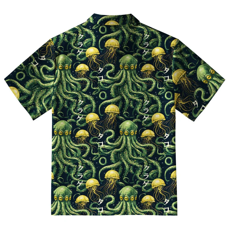 Mystical Octopus Button-up Shirt